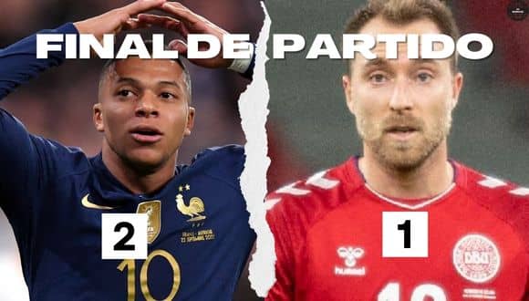 Partidazo de Mbappé: Resumen completo del Francia vs. Dinamarca