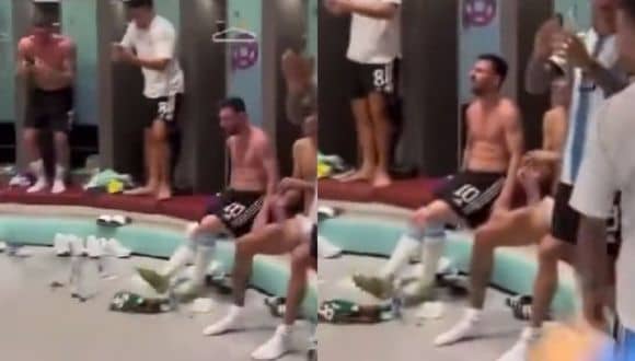 Acusan a Messi de patear la camiseta de México [VIDEO] Canelo Álvarez amenaza a Messi: “Que le pida a Dios que no me lo encuentre”