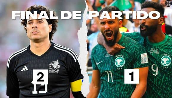 Por un gol, México queda fuera: Resumen México vs. Arabia Saudita