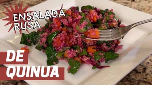 Ensalada de quinoa y remolacha: Receta saludable, casera y fácil