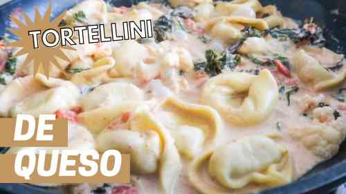 Tortellini con queso y col a la italiana: Receta deliciosa y fácil