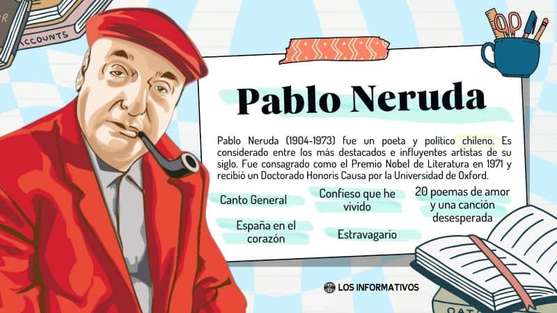 Pablo Neruda: Biografía y poemas del escritor y político